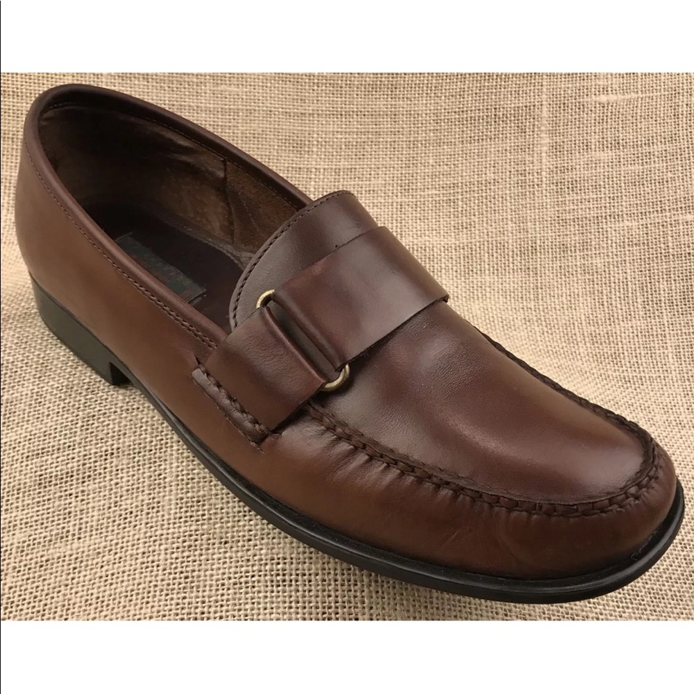 Bass Weejun Brown Leather Loafer Slip On